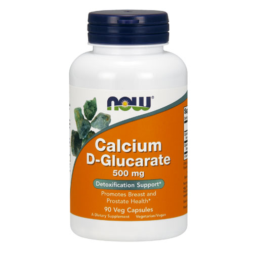 Купить NOW Calcium D-Glucarate 500 мг 90 капсул - препарат для детоксикации печени