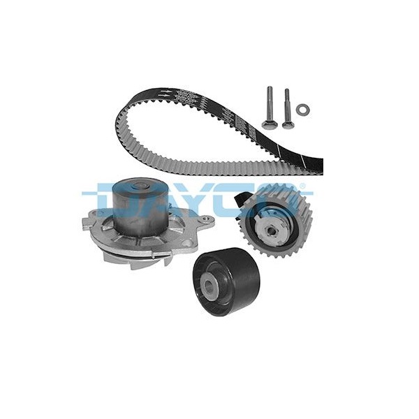 фото Водяной насос с комплектом зубчатого ремня dayco ktbwp4580