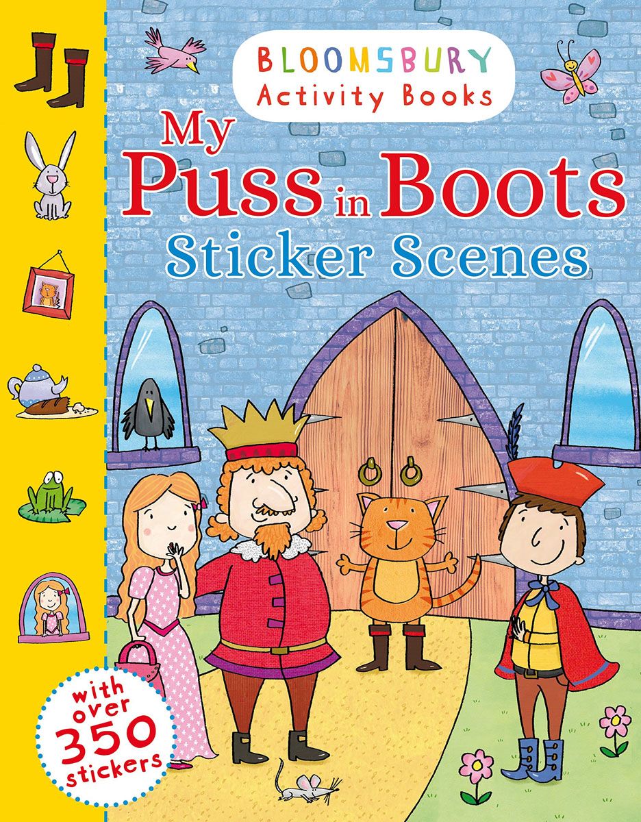 фото My puss in boots sticker scenes bloomsbury publishing