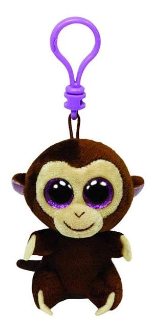 фото Мягкая игрушка ty beanie boos брелок обезьянка coconut 12,7 см
