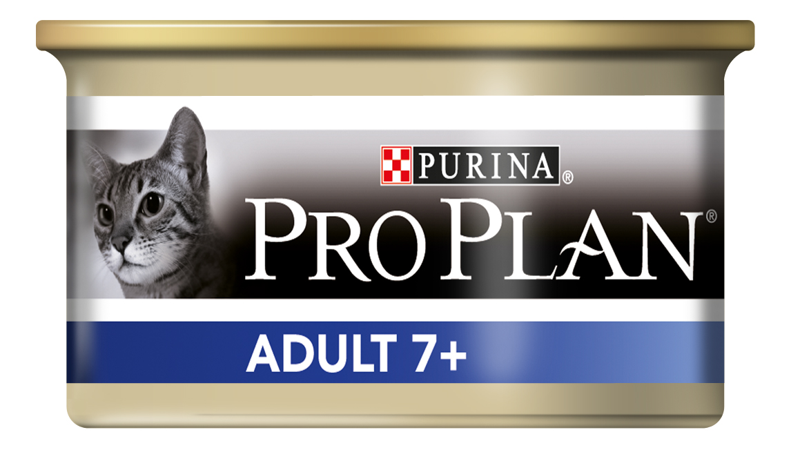 фото Консервы для кошек pro plan adult 7+, тунец, 24шт, 85г