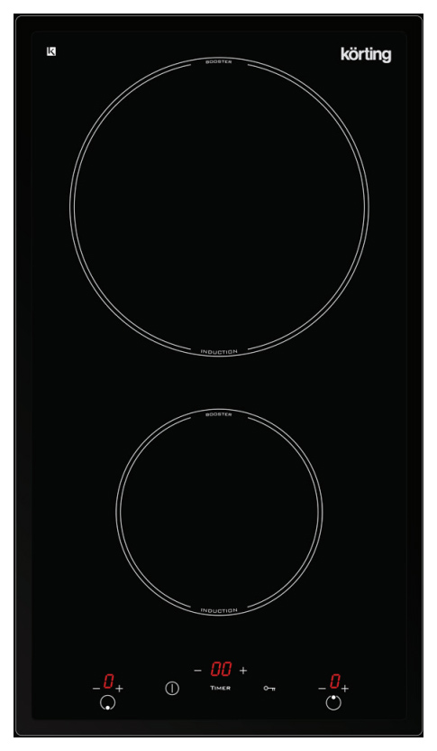 фото Встраиваемая варочная панель индукционная korting hi 32003 b black