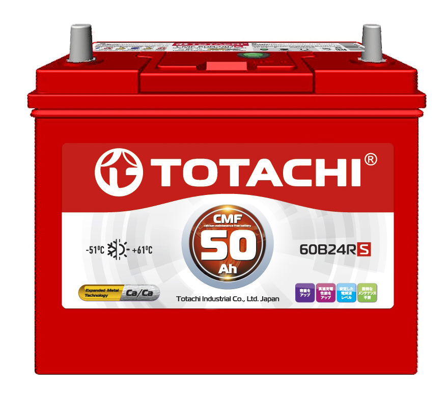 фото Аккумулятор автомобильный totachi kor cmf 50 а/ч 60b 50 ач