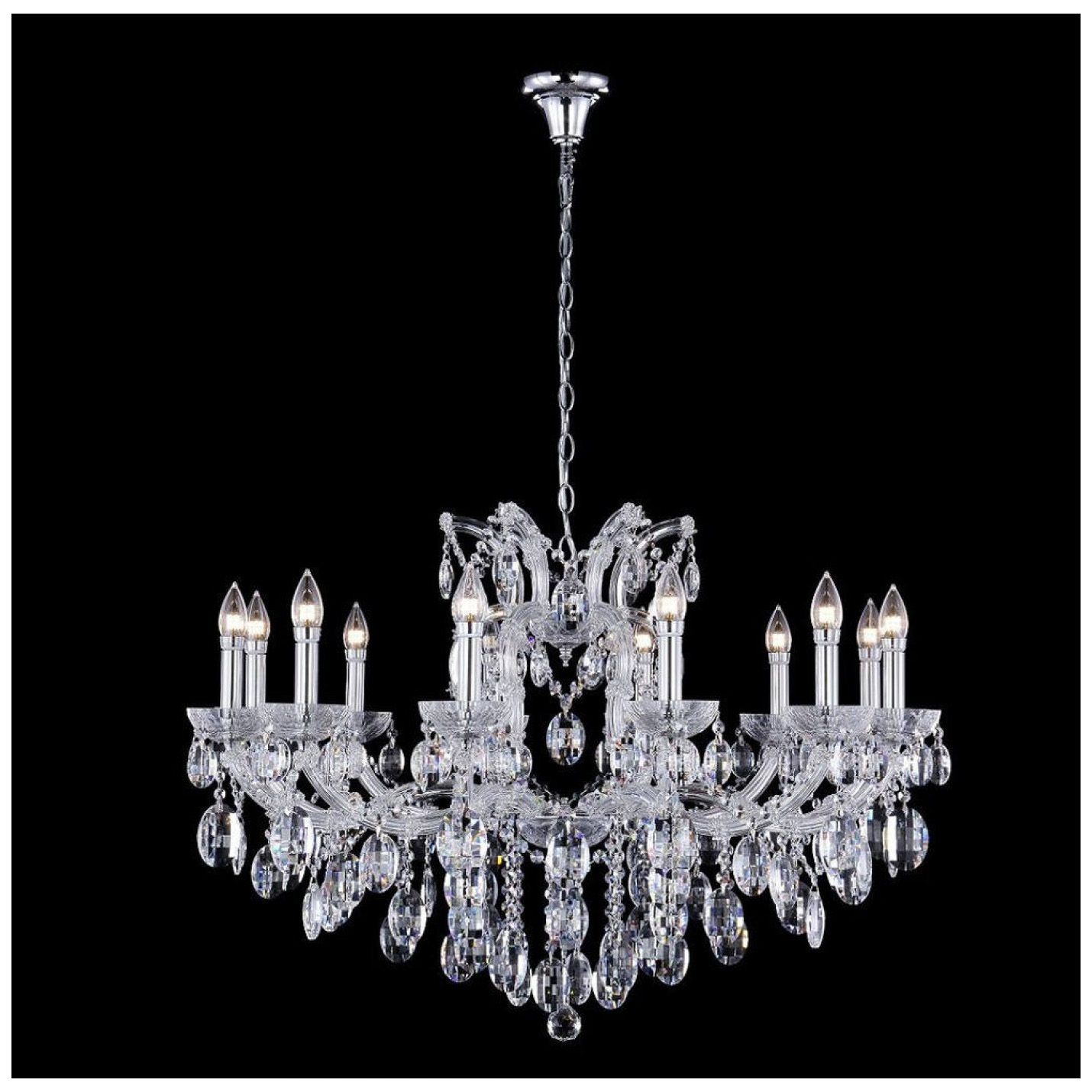 фото Люстра подвесная crystal lux hollywood sp12 chrome