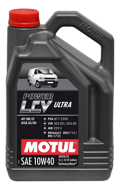 Моторное масло Motul PoWer LCV Ultra 10W40 5 л