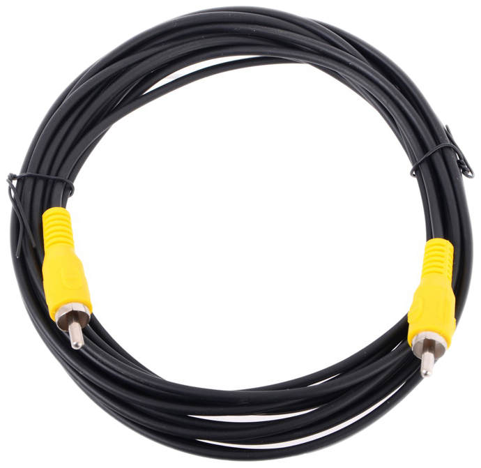 фото Кабель vcom rca - rca 5м black (tav4158)