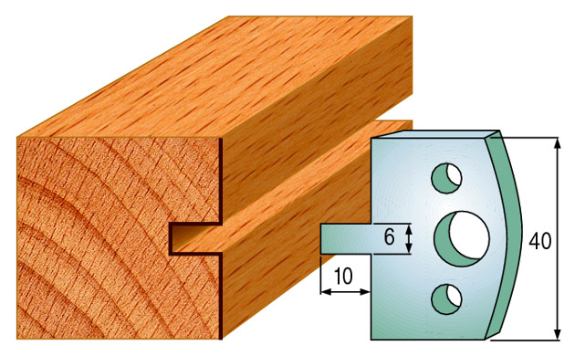 Комплект из 2-х ножей 40x4 SP CMT 690.016