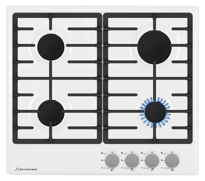 фото Встраиваемая варочная панель газовая schaub lorenz slk gw6220 white