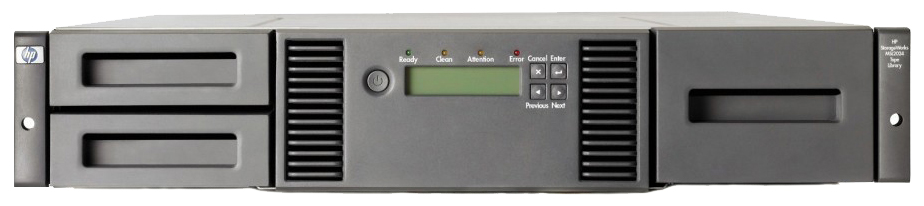 Сетевое хранилище данных HPE StorageWorks MSL2024 Gray (AK379A)