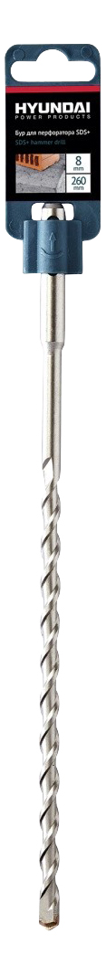 

Бур для перфоратора Hyundai SDS+ 8x260mm (20/200) 201114, SDS+ 8x260 мм