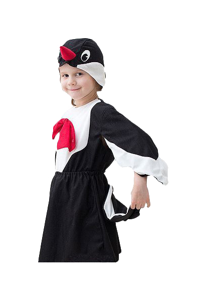 фото Карнавальный костюм бока сорока-белобока, цв. черный р.104