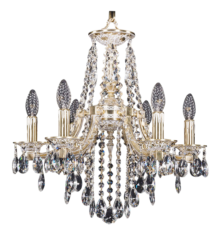 

Люстра подвесная Bohemia Ivele Crystal 1771/6/150/B/GW