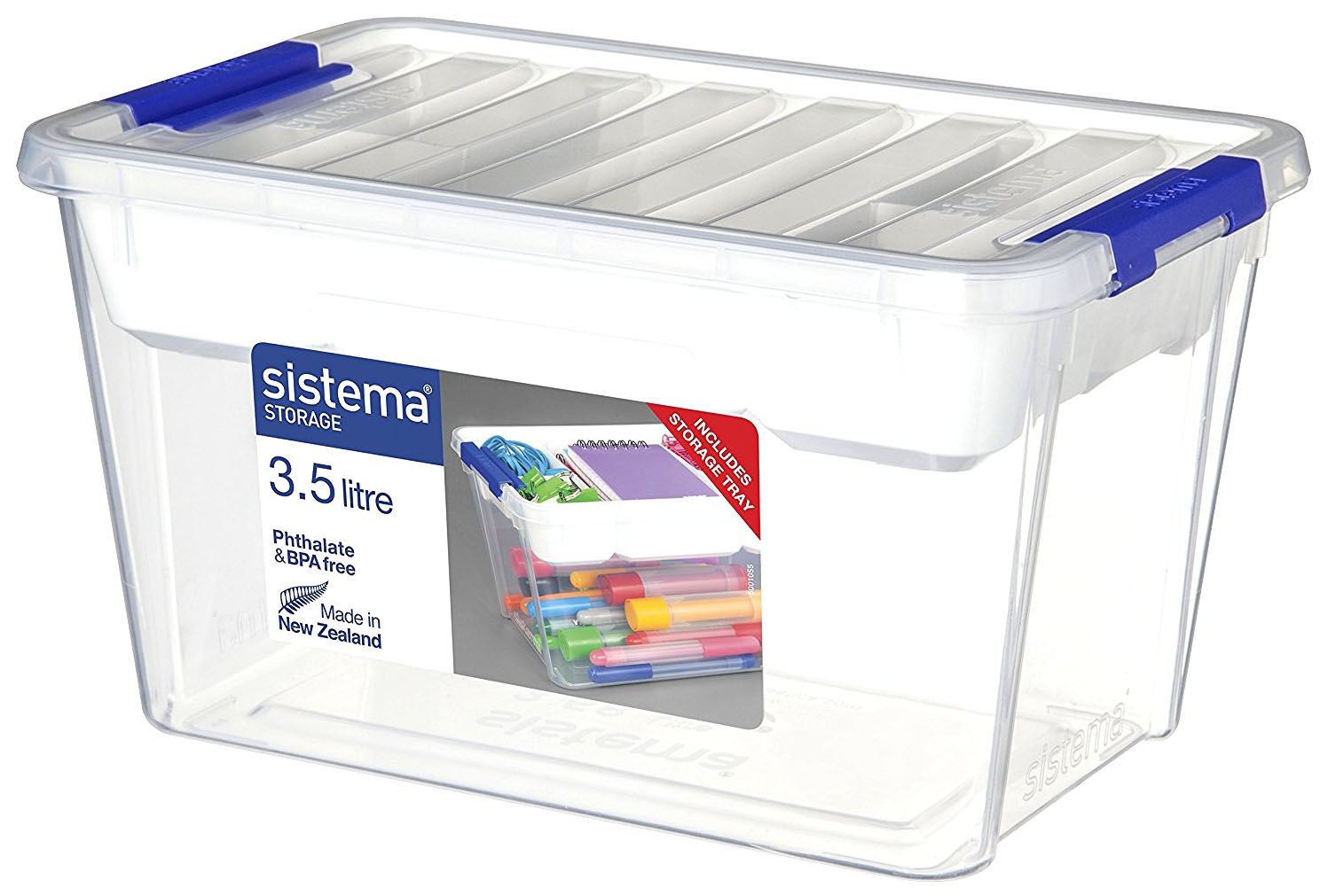 

Контейнер Sistema Storage 70035 Синий, Синий;прозрачный