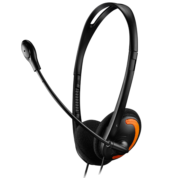 Гарнитура CANYON CNS-CHS01BO Black/Orange