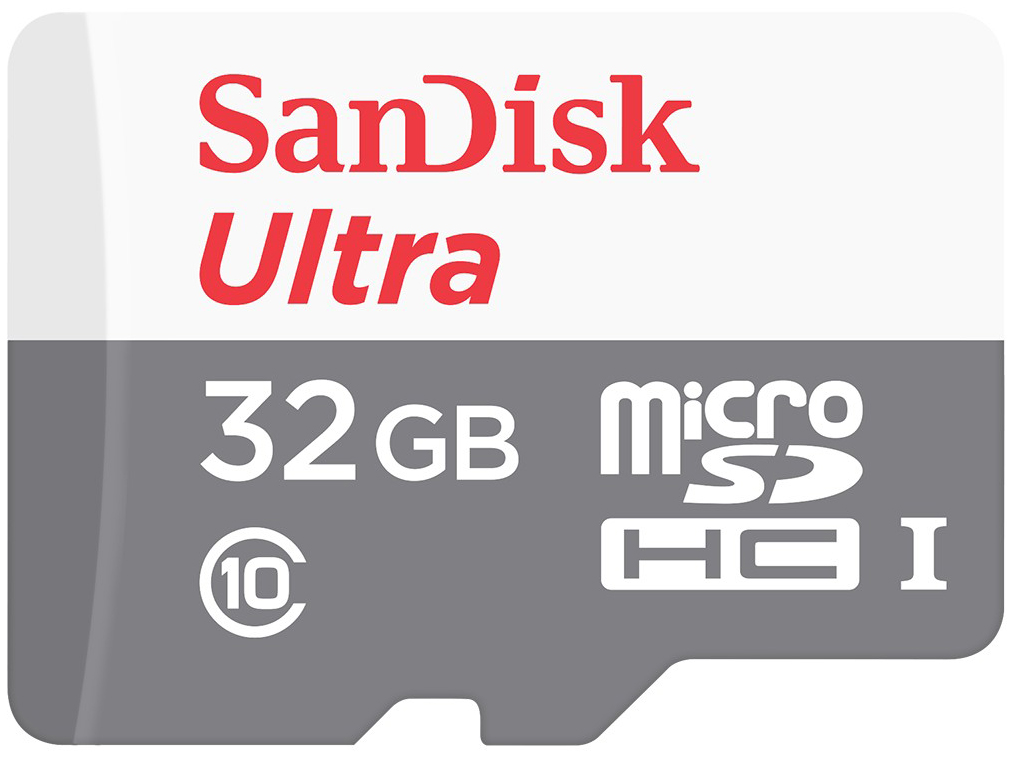 Карта памяти SanDisk Micro SDHC Ultra SDSQUNS-032G-GN3MA 32GB