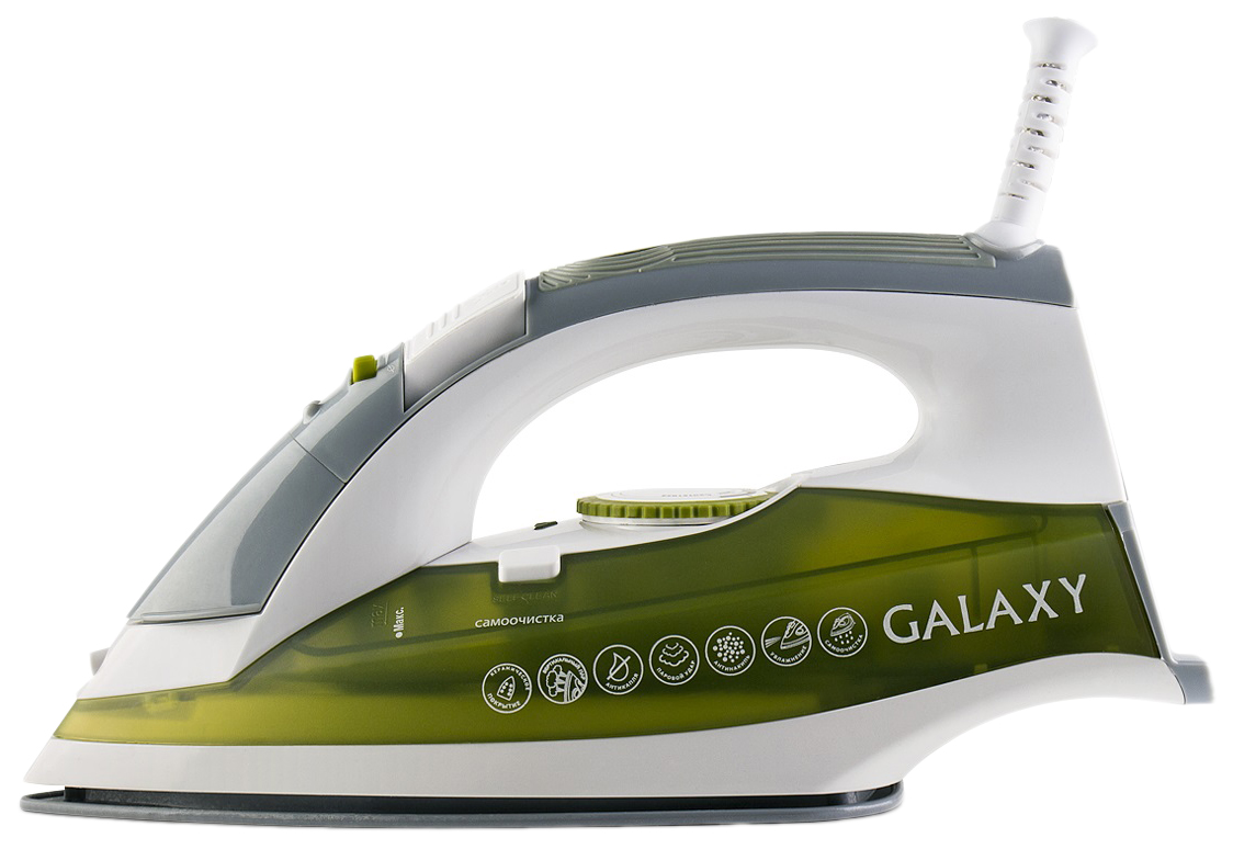 Утюг Galaxy GL6109 White/Green 5шт diy маленький солнечный цветок ромашка вышивка патчи для одежды утюг на одежде наклейка полоса железо на аппликации ремонт отверстий