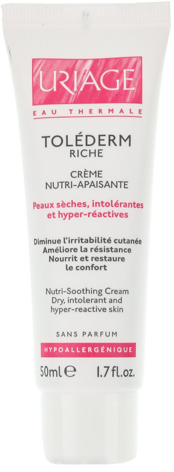 Крем для лица Uriage Tolederm Riche Creme Nutri-Apaisante 50мл