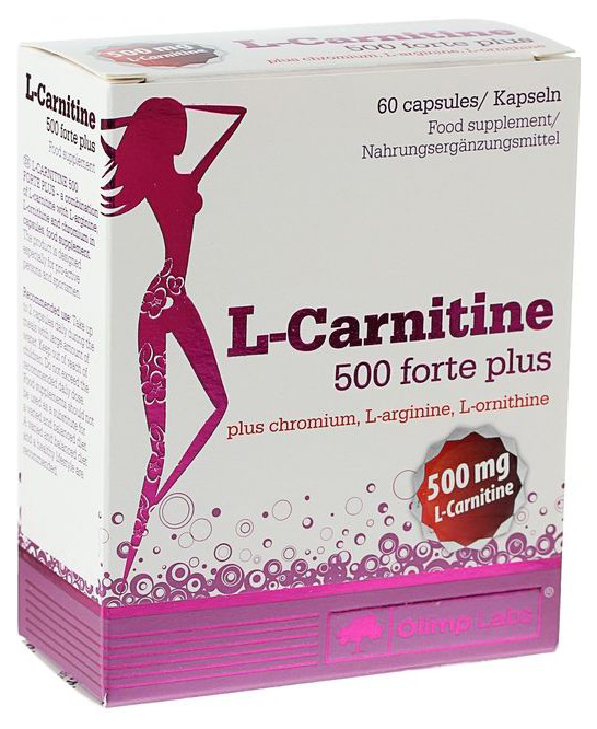 

Olimp L-Carnitine 500 Forte Plus, 60 капсул, L-Carnitine 500 Forte Plus