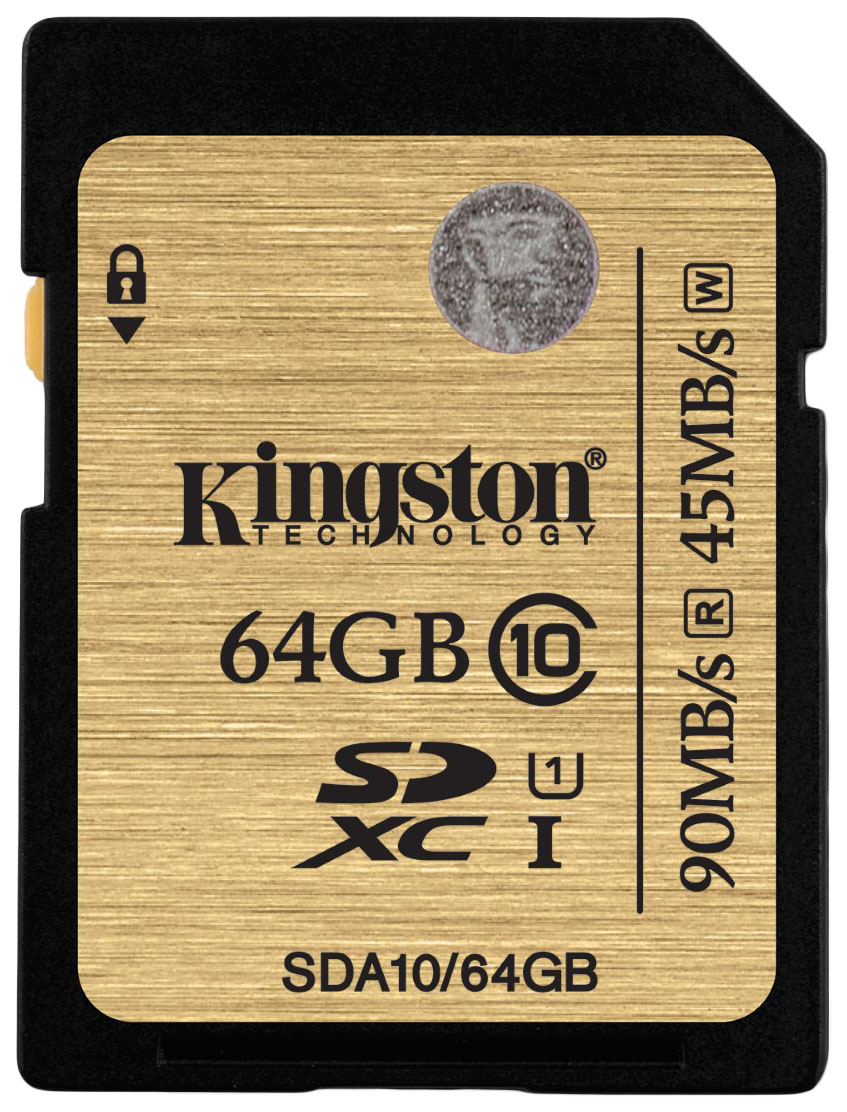 

Карта памяти Kingston SDHC SDA10 64GB, SDHC 64 Gb Class 10 SDA 10/64 GB UHS-I 60/35