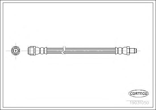 

Шланг тормозной системы Corteco 19031050