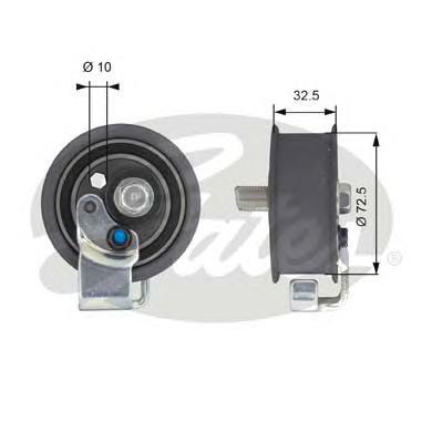 

Ролик Gates T43065
