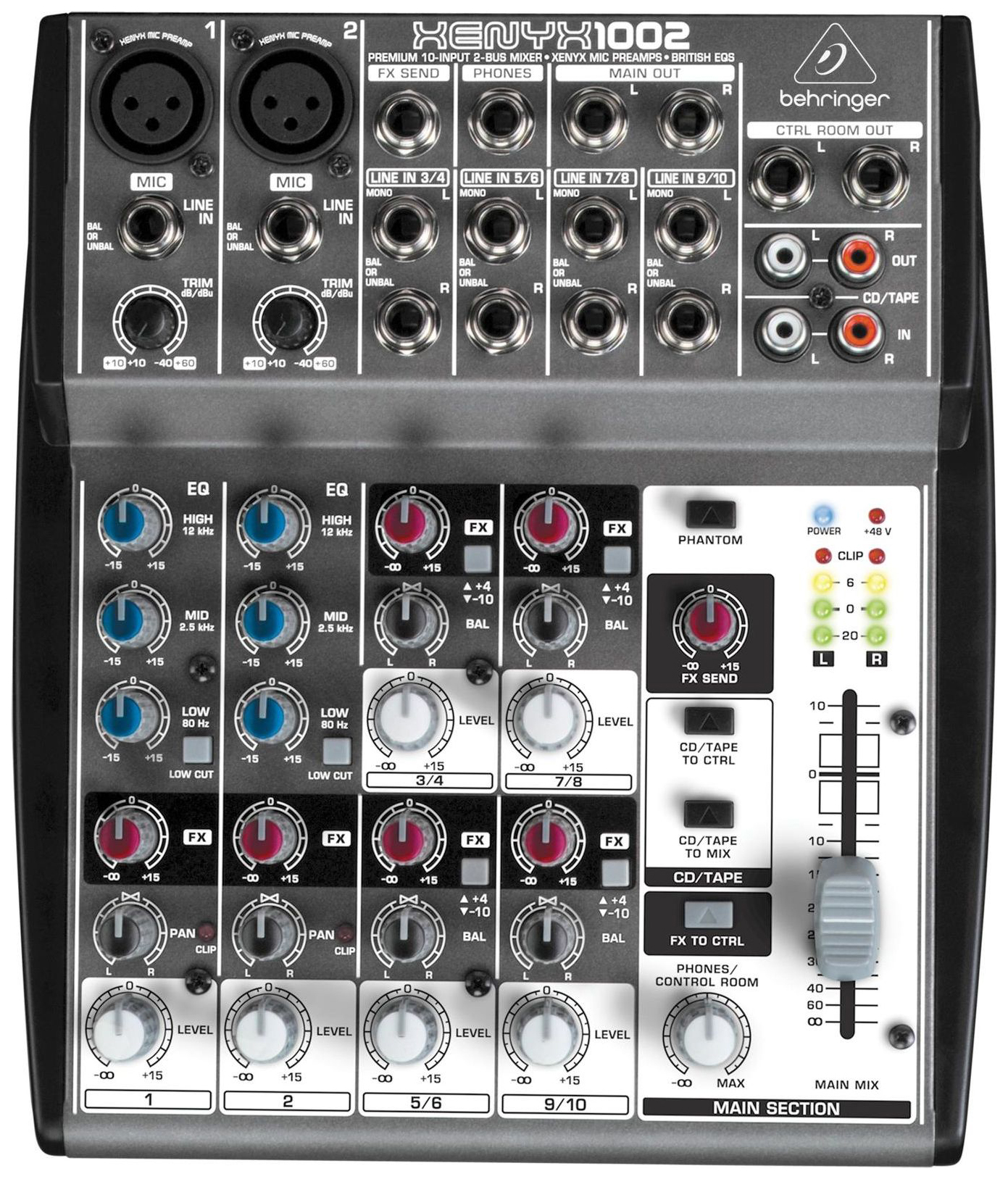 фото Микшерный пульт behringer xenyx 1002