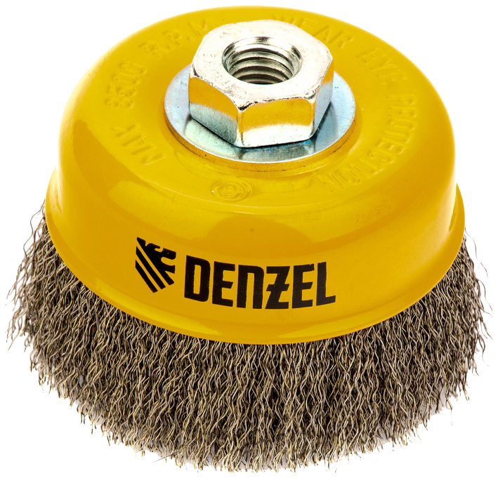

Кордщетка для шлифовальных машин DENZEL 100 мм, М14, 746053, 746053