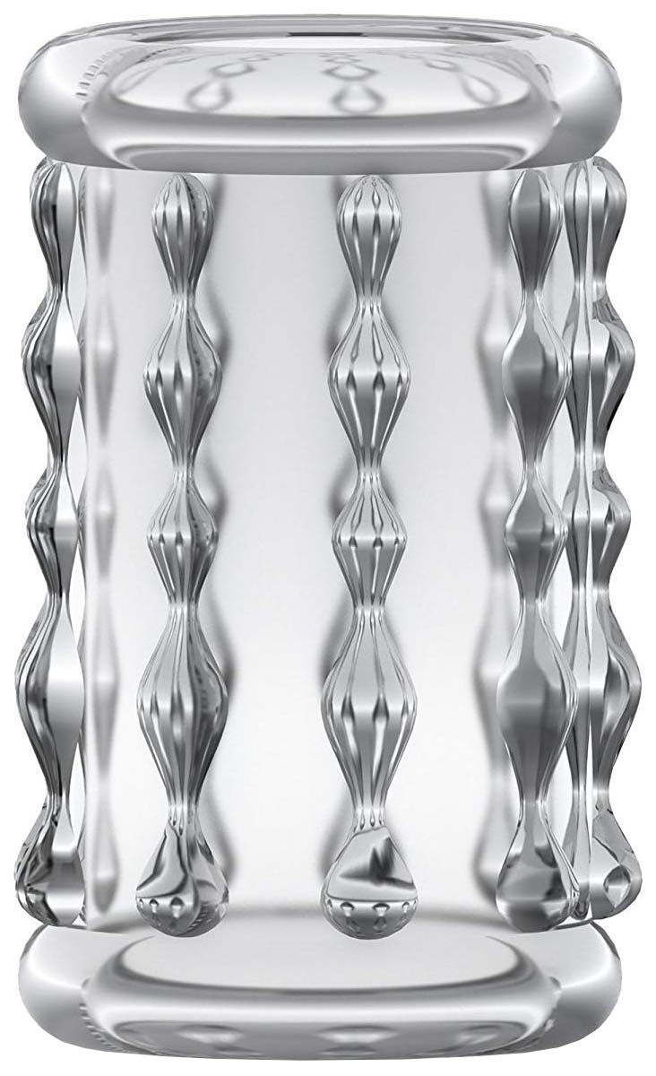 Насадка Blush Novelties Stay Hard Cock Sleeve 04 Clear с бороздками прозрачный