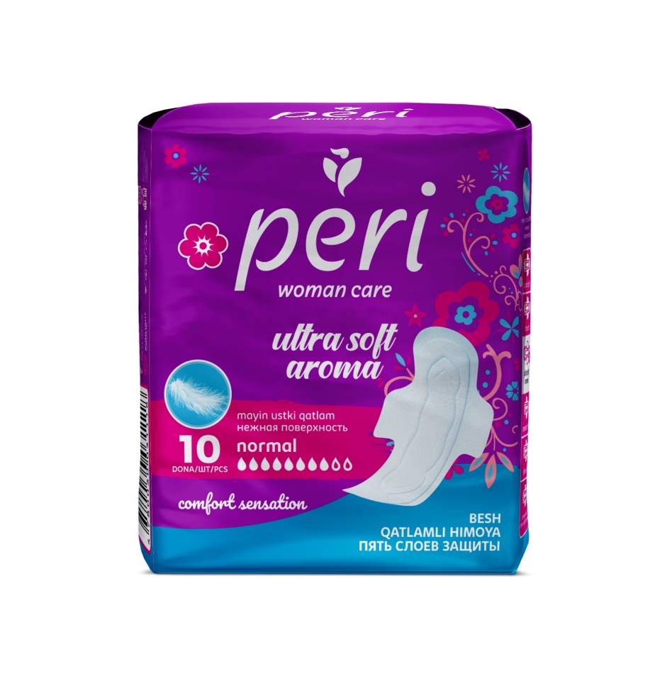 Женские гигиенические прокладки Peri Ultra Aroma Normal Soft 10 шт