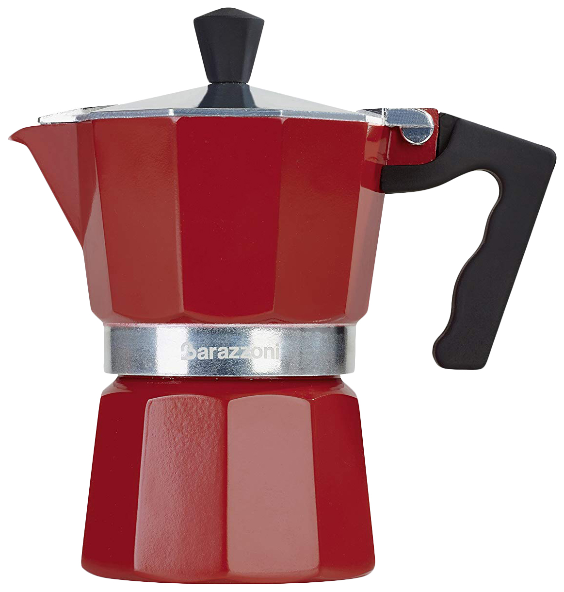 

Кофеварка гейзерная Barazzoni LA CAFFETTIERA 83000550330 на 3 порции, Красный;серебристый;черный