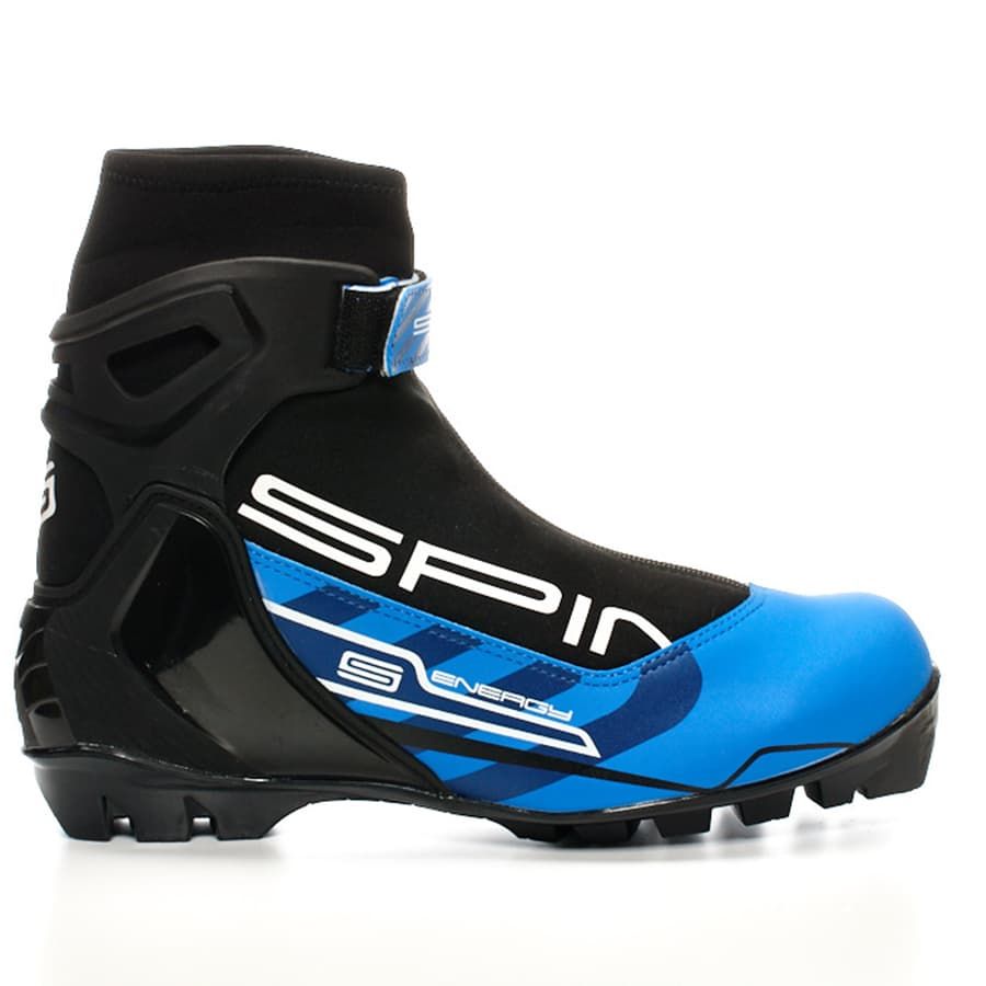 

Ботинки для беговых лыж Spine Energy NNN 2020, black/blue, 38, Синий, Energy NNN
