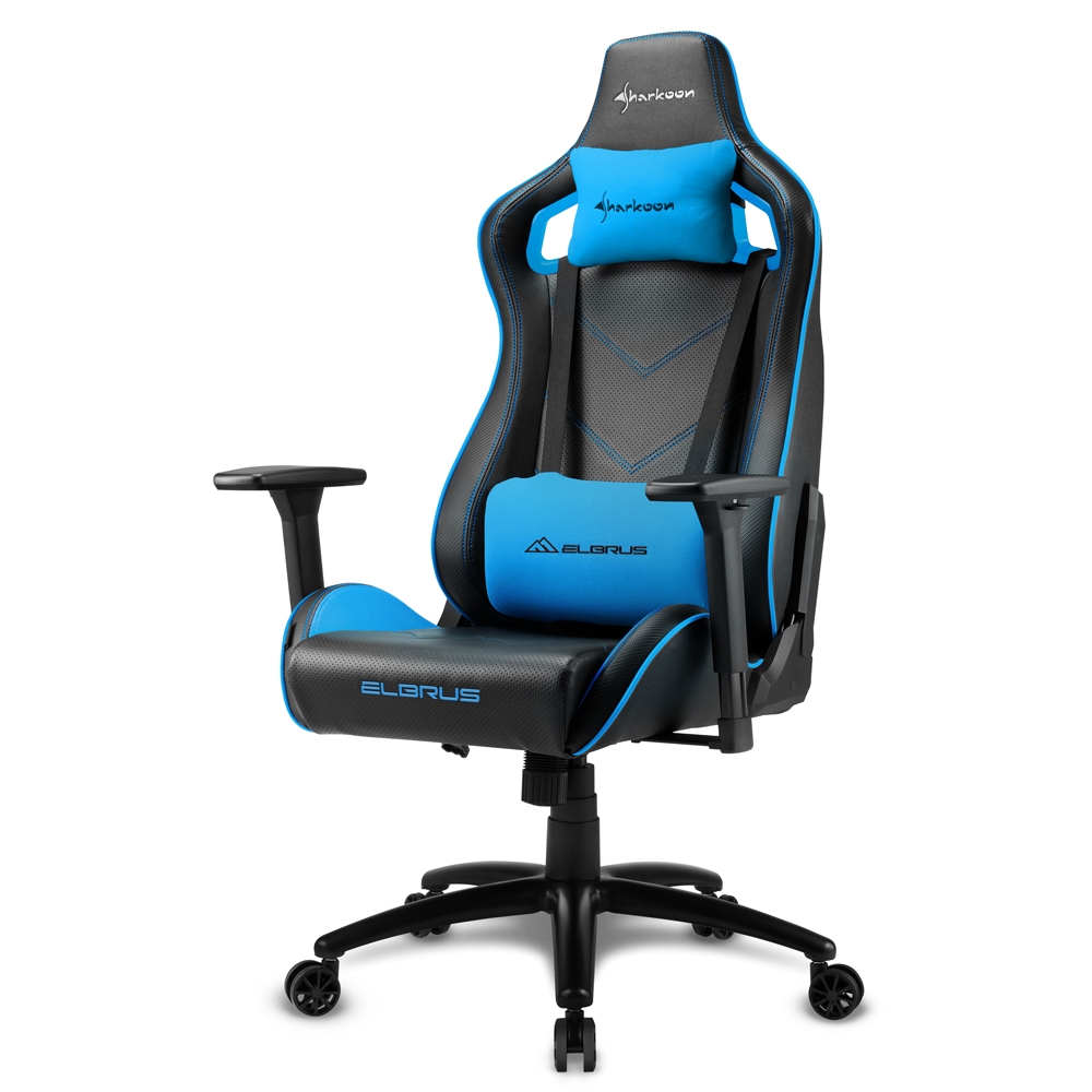 Кресло игровое Sharkoon Elbrus 2, black/blue