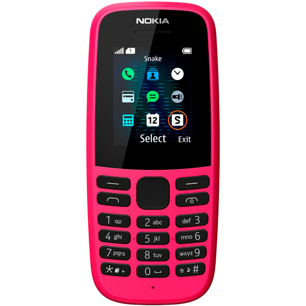 фото Мобильный телефон nokia 105ss (та-1203 p) pink