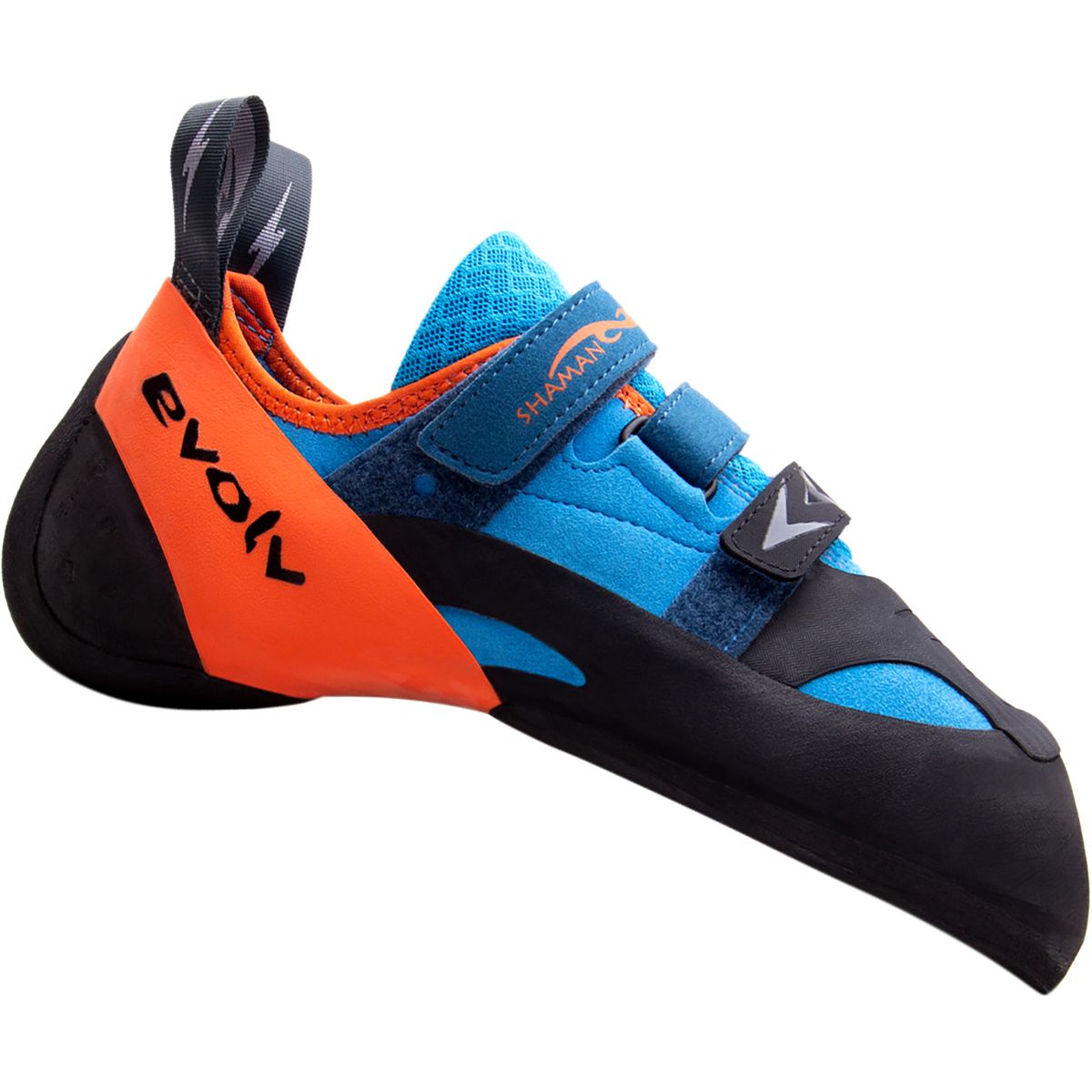 фото Скальные туфли evolv shaman climbing, orange/blue, 8 us