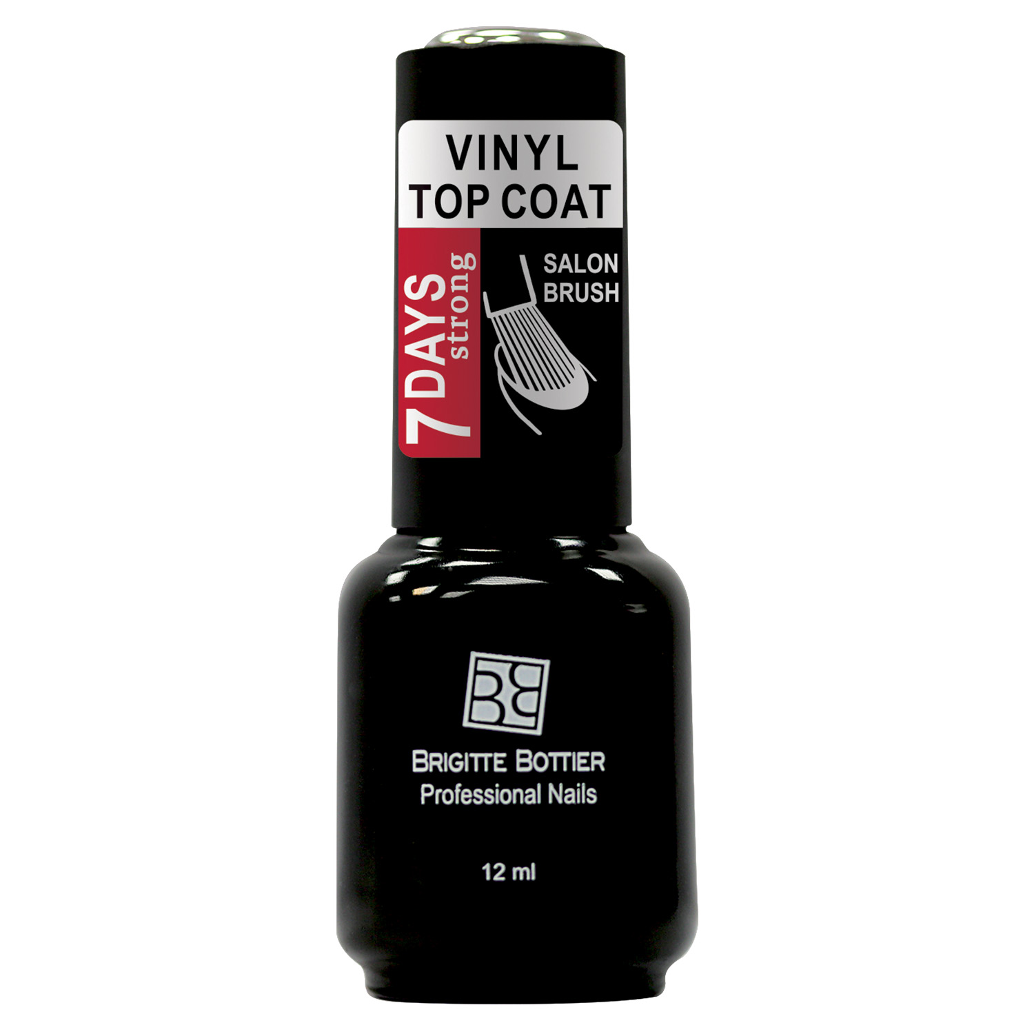 Топовое покрытие для ногтей Brigitte Bottier VINYL TOP COAT 7 DAYS STRONG 12мл