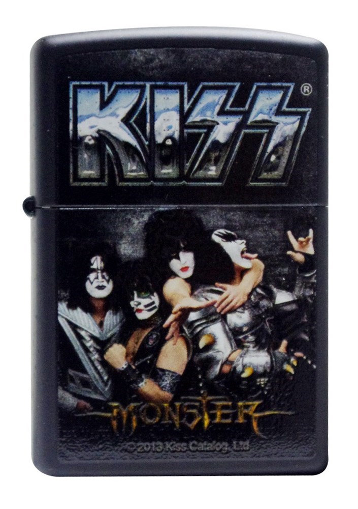 

Бензиновая зажигалка Zippo KISS Monste 28628 Black Matte, KISS Monste 28628