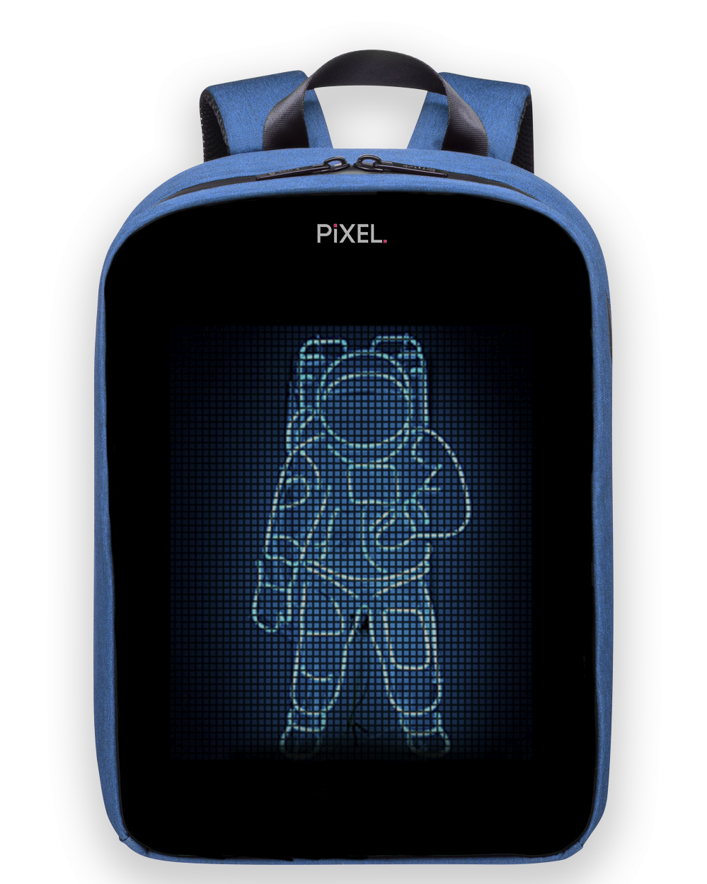 фото Рюкзак с led-экраном pixel plus - indigo (синий)