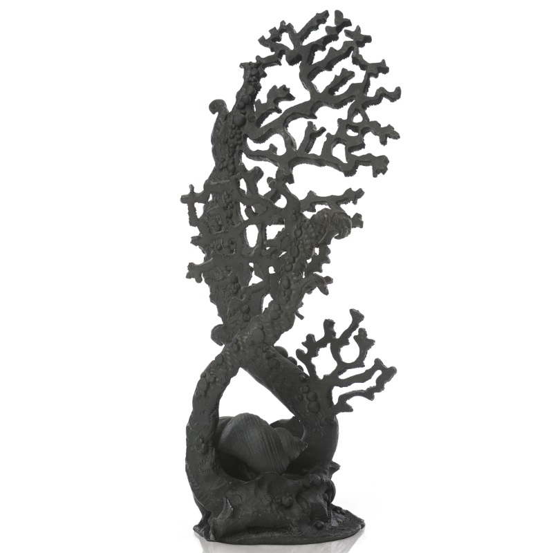 фото Искусственный коралл biorb fan coral ornament, черный, 18х17.5х41 см