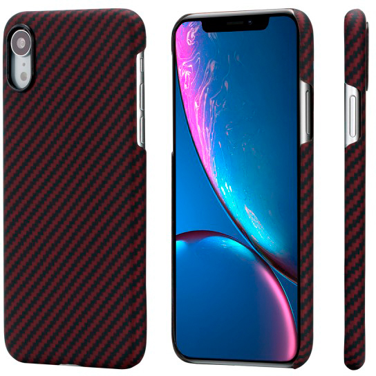 фото Чехол pitaka magcase (ki9003xr) для iphone xr (black/red)