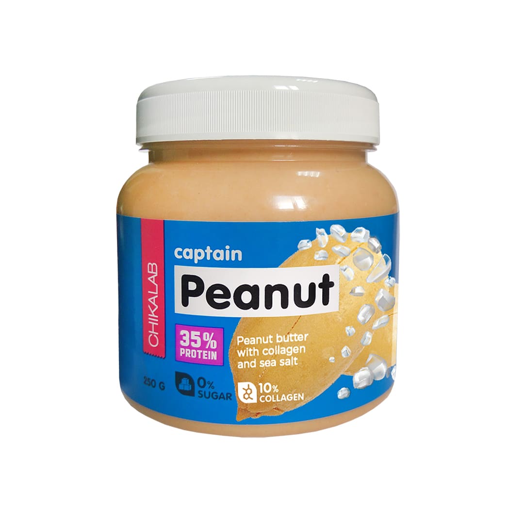 фото Арахисовая паста chikalab captain peanut 250 г sea salt