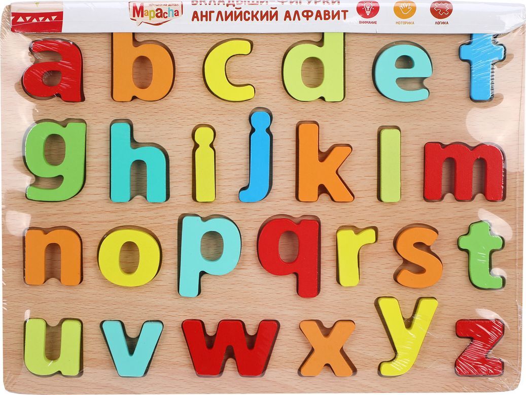 

Вкладыши Английский алфавит Mapacha 76762