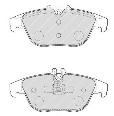фото Комплект тормозных колодок ferodo fdb1980
