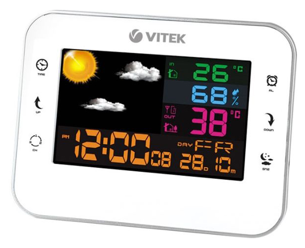 Беспроводная метеостанция Vitek VT-6412 Белый