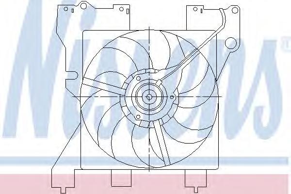 фото Вентилятор радиатора nissens 85316