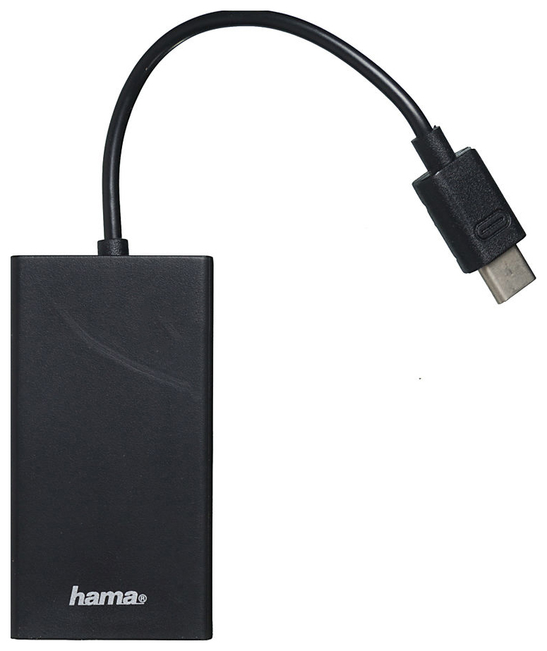 фото Разветвитель для компьютера hama usb 2.0 черный 54144