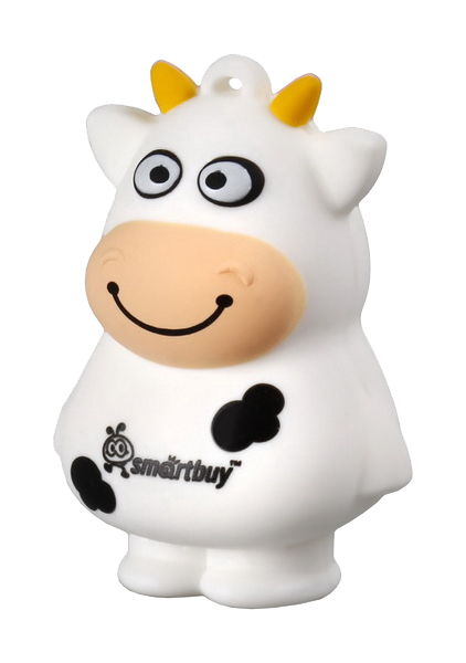 Флешка SmartBuy Cow 16ГБ White (SB16GBCow)