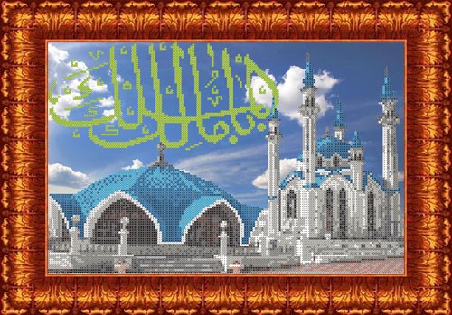 фото Набор для вышивки каролинка кткн-116(р) мечеть кул шариф 22x30 см