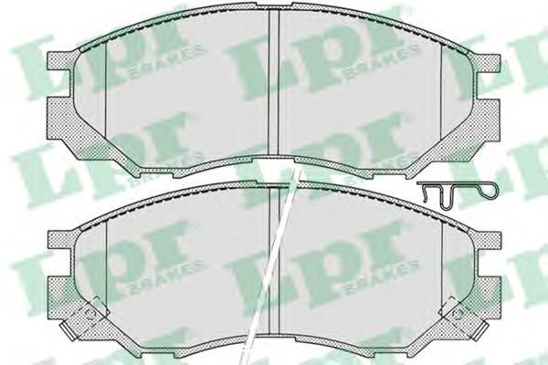 

Тормозные колодки Lpr 05P686