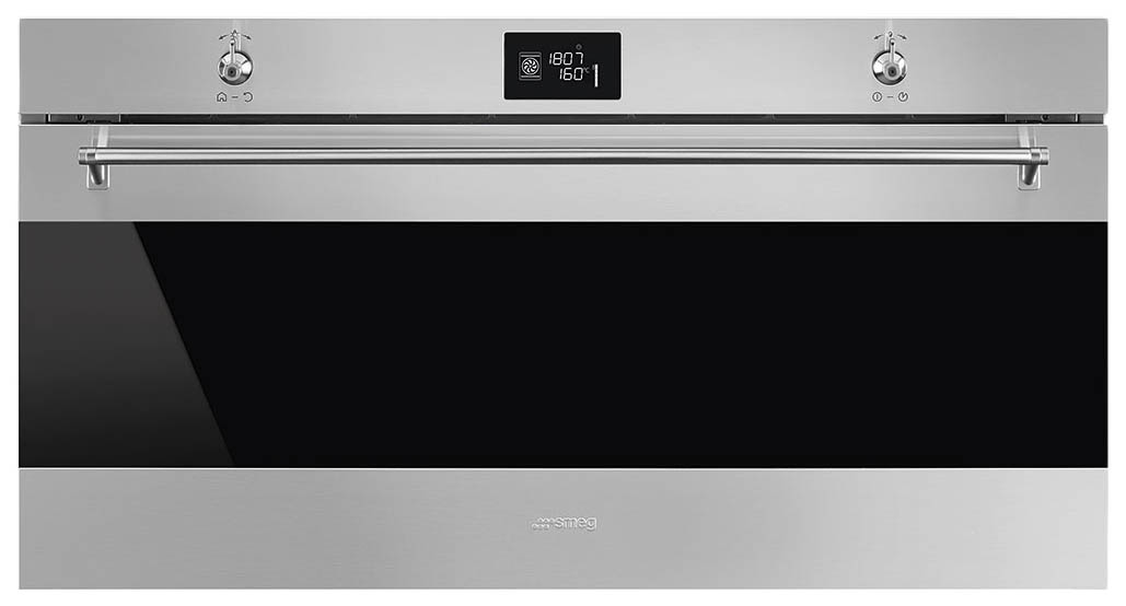 фото Встраиваемый электрический духовой шкаф smeg sfr9390x silver