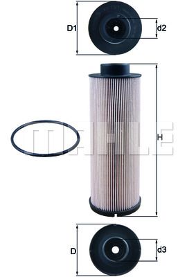 Фильтр топливный KNECHT KX 73/1D